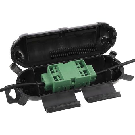 Boîte Étanche Électrique Extérieure Résistante aux Intempéries,Protecteur de Rallonge pour Prises de Jardin et Bricolage,Coffret de Connexion Sécurisé en PP Durable contre Eau,Neige et Chocs (1/5)