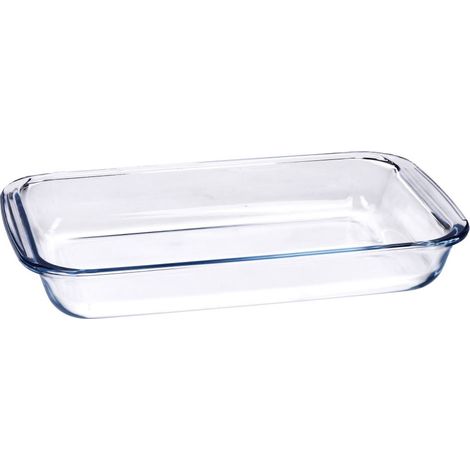 Pirofila da Forno Frigo Rettangolare in Vetro Borosilicato 34 x 20,5 x 5 cm