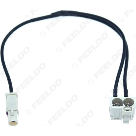 Convient pour convertir les lecteurs CD en antennes radio, pour modifier les câbles d'autoradio et pour installer les câbles arrière des systèmes audio de voiture.