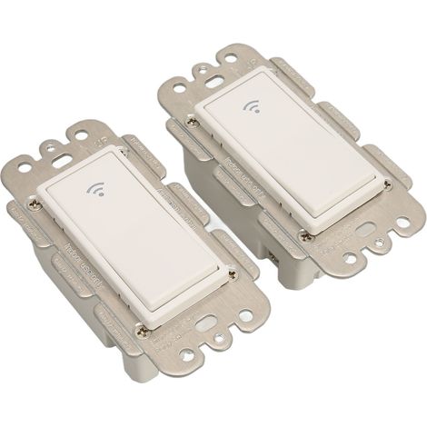 2-Wege-Funk-Unterputz-Smart-Schalter-Set mit WLAN-Fernbedienung und Sprachsteuerung (1/5)