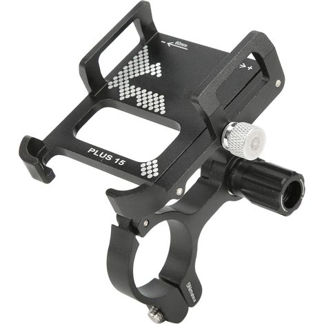 Support de Téléphone de Vélo Rotatif pour Une Vue Parfaite, Double Fixation pour la stabilité pour la Plupart des Smartphones pour L'équitation (1/5)