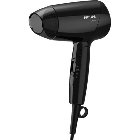 Philips  Secador de pelo  BHC010/10 EssentialCare  1200 W  3 ajustes de temperatura  Negro (1/5)