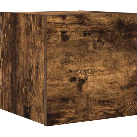 Maison Exclusive - TV-Wandschrank Räuchereiche 30,5x30x30 cm (1/5)