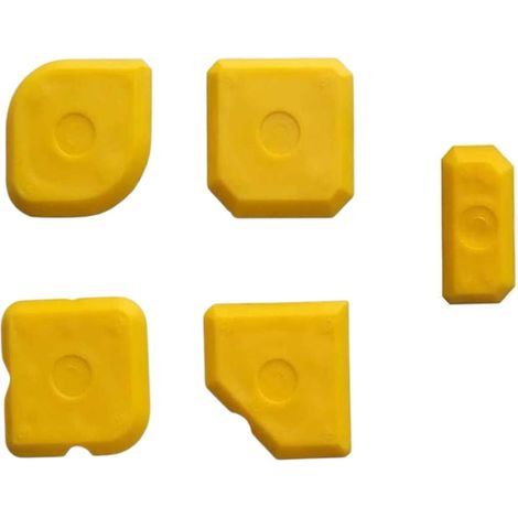 Lot de 5 pièces pour le lissage des joints, grattoirs pour joints en silicone et acrylique (1/5)
