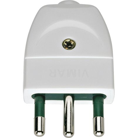 VIMAR - 00202.B Spina 2P+T 16A S17 assiale bianco