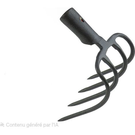 MERMIER Croc à fumier 4 dents 19cm SANS MANCHE