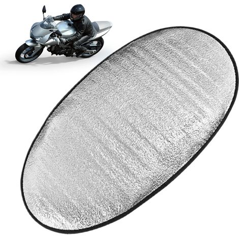 Housse de selle moto protection solaire, protège-siège antidérapant, isolant thermique, coussin éponge style sport (1/5)