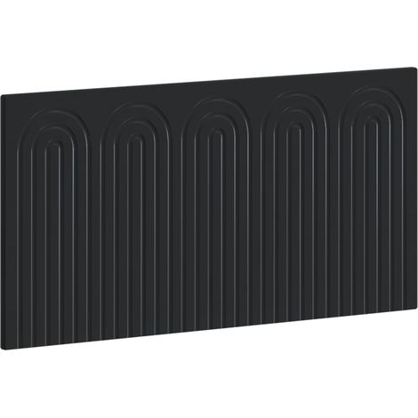 Wall-Mounted Headboard ALKMAAR Black Engineered Wood vidaXL (1/5)