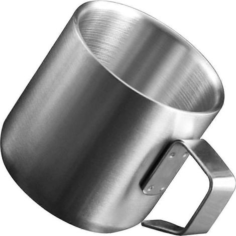 Lot de 3 tasses à porridge en métal, forme carrée, bord lisse, idéales pour la photographie et un usage domestique. (1/5)