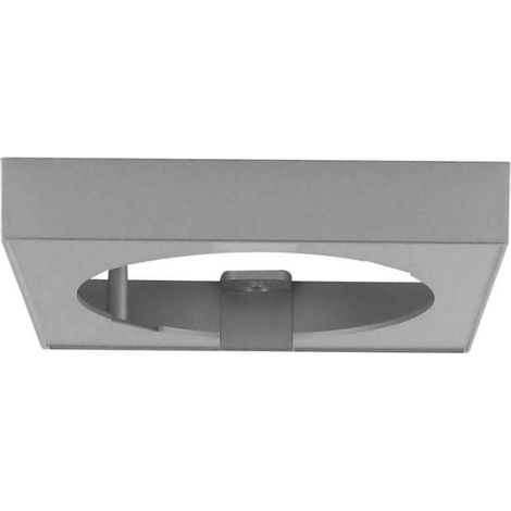 Rehausse spot sun/quadro - Décor : Aluminium - Diamètre : 70 mm - Epaisseur : 12,5 mm - Matériau : Plastique - Section : - - Type d'éclairage : - - VOKIL (1/3)