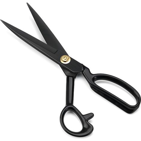 (droitier)Ciseaux à tissu 9 pouces (24 cm) ciseaux de couture de tailleur pour couper les tissus, les vêtements, le cuir, les matières premières (1/5)