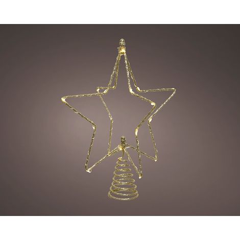 STELLA ALBERO DORATA MICROLED - 20X20X25