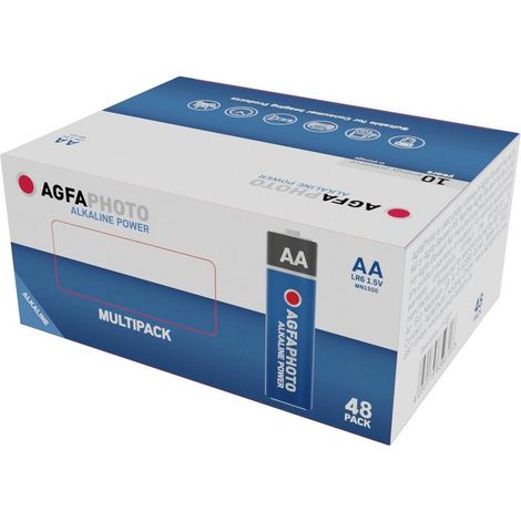 AgfaPhoto Power LR6 Pilas Alcalinas 1.5 V Pack 48