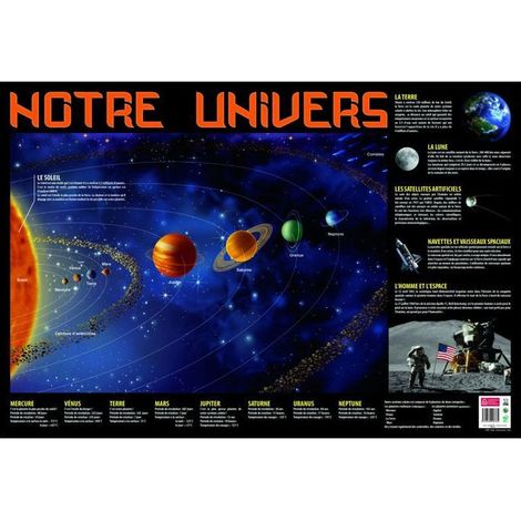 Poster pédagogique - Notre univers - 52 x 76 cm