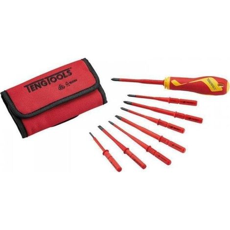 Set di cacciaviti isolati Tengtools con 4 punte intercambiabili