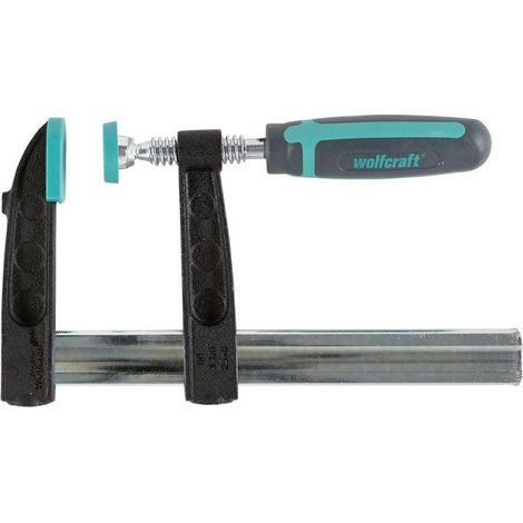 wolfcraft I Schraubzwinge PRO 240I 3610000 I Spannkraft 240 kg, Spannweite 150 mm I Klemmzwinge I Spannzwinge
