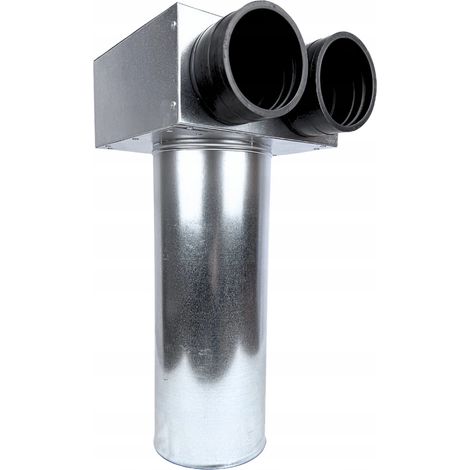 Boîte de distribution de ventilation FI 100 pour 2 tuyaux FI 75 (1/5)