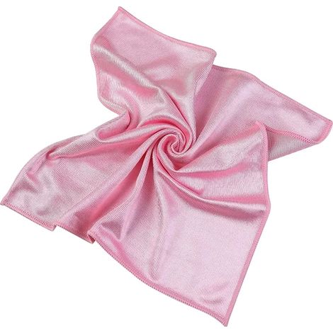 Reinigungstuch, fusselfrei, wiederverwendbar, 2Stück-a, Rosa-a (1/2)