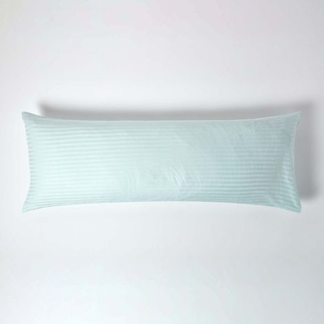 HOMESCAPES Light Blue Egyptian Cotton Ultrasoft Body Pillowcase 330 Thread Count - Light blue