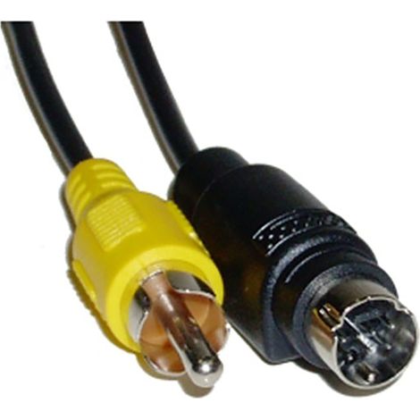 BeMatik - Câble S-VHS 10m (MiniDIN7-M/RCA-M)