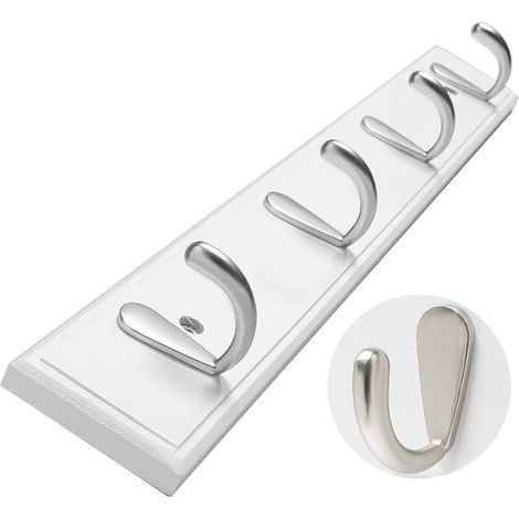 pair Range-Chaussures, Porte-Manteau Mural, Porte-Manteau en Bois, Crochets Muraux, Porte-Manteau Mural, Porte-Manteau en Acier Inoxydable, Porte-Manteau, Porte D'entrée, Organisation de Rangement A (1/5)