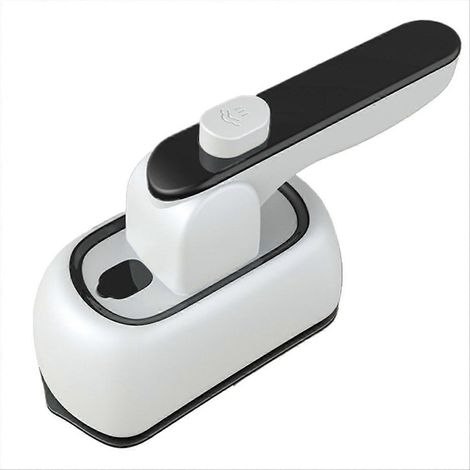 Mini-Dampfbügeleisen für unterwegs, zum Dampfglätten von Kleidung und zum Aufhängen von Kleidung, weiß, EU-Stecker (1/5)