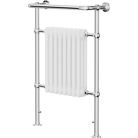Windsor Chrome and White 950mm x 660mm Traditional Radiator (1/5)