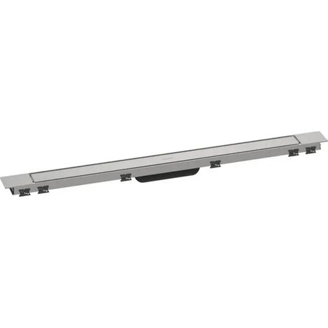 [GEBRAUCHT] B-Ware Hansgrohe Duschrinne Ablauf Rain Drain Match Fertigset Edelstahl Rechteckig 900mm