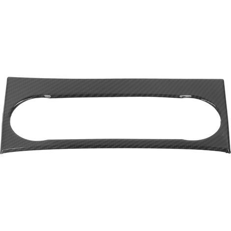 Cache de panneau de commande de climatisation de console centrale style fibre de carbone, remplacement pour Mercedes-Benz Classe C W204 2011-2015 (1/5)