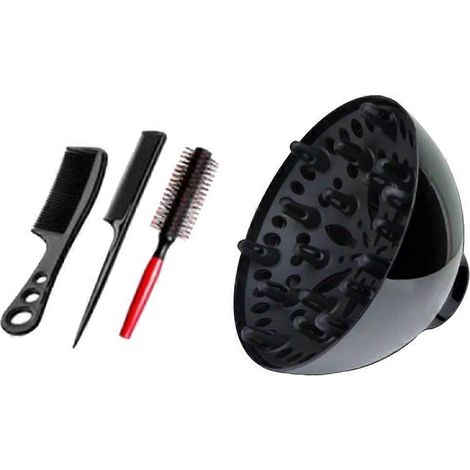 Professioneller Haartrockner für Friseursalons mit Diffusor und Kamm (1/5)