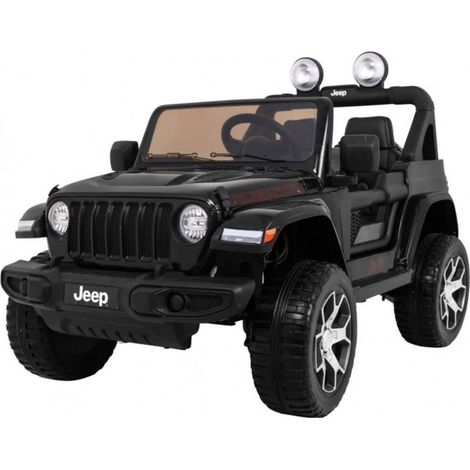 Luces LED para Jeep Rubicon, funciona con baterías, control remoto MP3, 4x4, color negro.