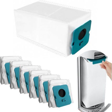 6 Sac pour Samsung Bespoke Jet VCA-ADB95 Sac à poussière pour Samsung Bespoke Jet Pro Extra/Complete Extra/Pet Batterie Aspirateur à main Clean Station (1/5)