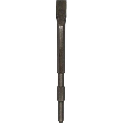 HOTECHE cincel plano hex. 17x280mm , Cincel plano hexagonal anclaje SDS Hoteche Longitud: 280 mm Pala 25 mm Fabricado en acero cromo vanadio. (1/4)