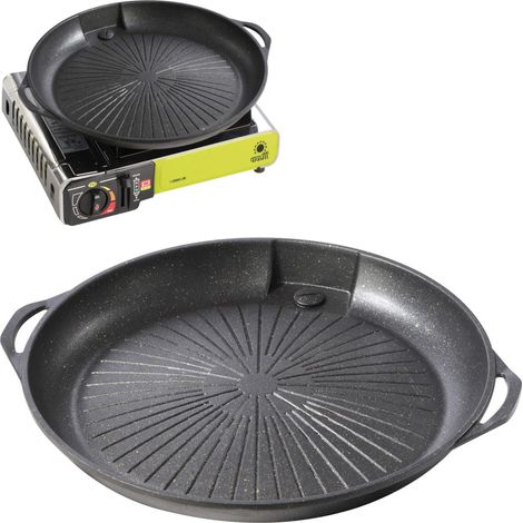 Grillrost Grillpfanne für Gas Campingkocher und Grill