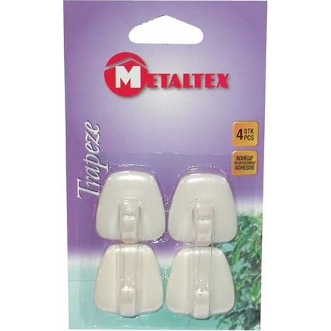 Gancho de trampa en forma de trapecio X4 Blíster 291001 - Metaltex