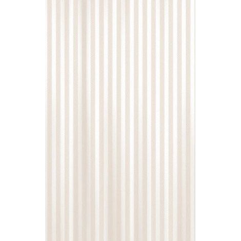 Rideau de douche 180x200cm, PE, beige (1/2)