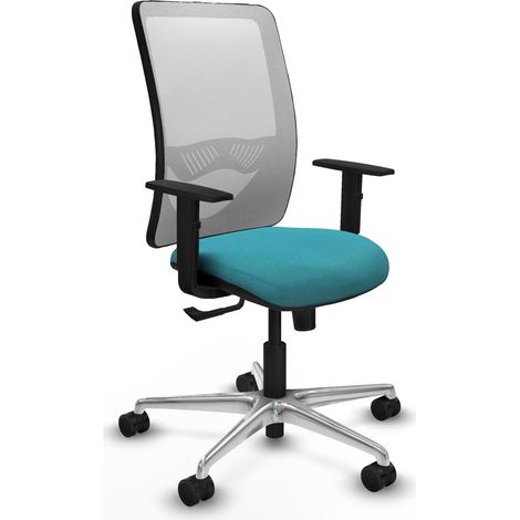 Silla de oficina piqueras y crespo Zulema malla blanca espuma gruesa (1/2)