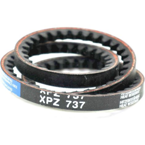 Courroie type trapézoïdale crantée XPZ737