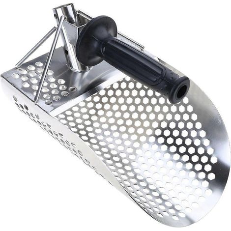 Pelle à sable en acier inoxydable pour la détection de métaux et la recherche de sable sur la plage (1/4)