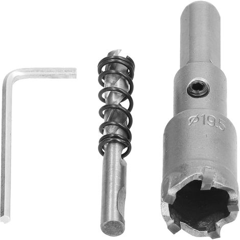 Foret Trépan pour Acier Inoxydable 19,5mm avec Queue Triangle pour Perceuse