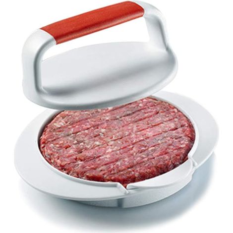 Presse à hamburgers antiadhésive - Moule à galettes pour des hamburgers juteux et cuits uniformément, facile à nettoyer, pour barbecues, grillades et cuisine maison (1/5)