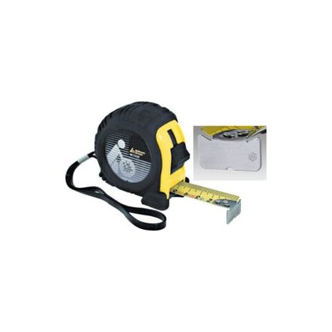 Tajima Rollbandmaß, rutschfestes Gehäuse, extra stabil, 3 m