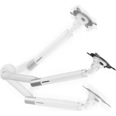 Support moniteur Dynamic - ONE FOR ALL - Vesa 100 - Simple Bras - 13 et 32'' - 8kgs max - Hauteur réglable - Blanc