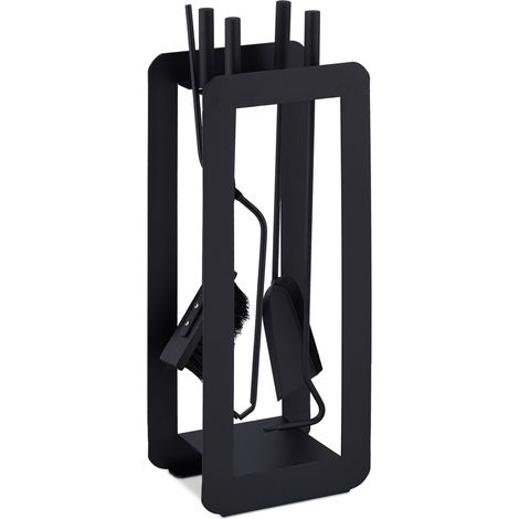 Kamin 5 teilig in schwarz 883
