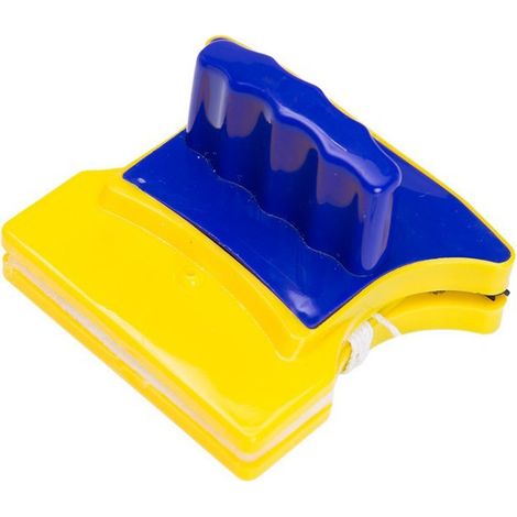 Éponge de nettoyage pratique pour vitres - Essuie-glace double face Outil de nettoyage magnétique Utile Brosse d'essuyage pour surface de verre Durable(1pc) (1/5)