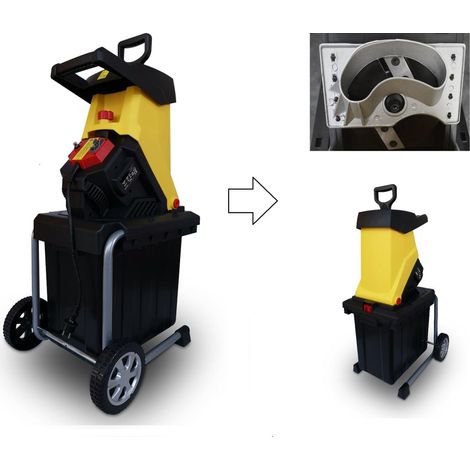 Broyeur de végétaux électrique 2500W - dechiqueteuses branches