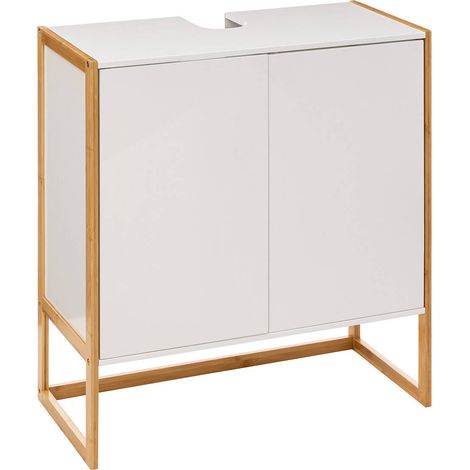 2-türiger waschtischunterschrank naturéo weiß - 5five (1/5)