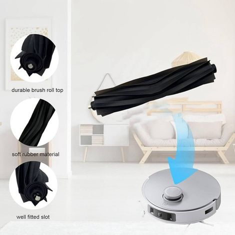 set of colors: see photo. Material: plastic. Compatible with Ecovacs Deebot X1, X1e and T20 vacuum cleaners. (1/5)