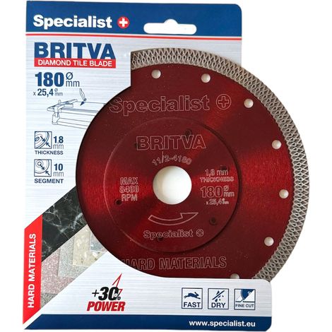 Disque à tronçonner diamanté Specialist 11/2-4180 180 mm