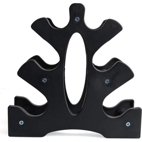 Support pour haltères, arbre à haltères de gymnastique, support professionnel pour haltères, rangement pour haltères, capacité de charge de 25 kg (1/5)